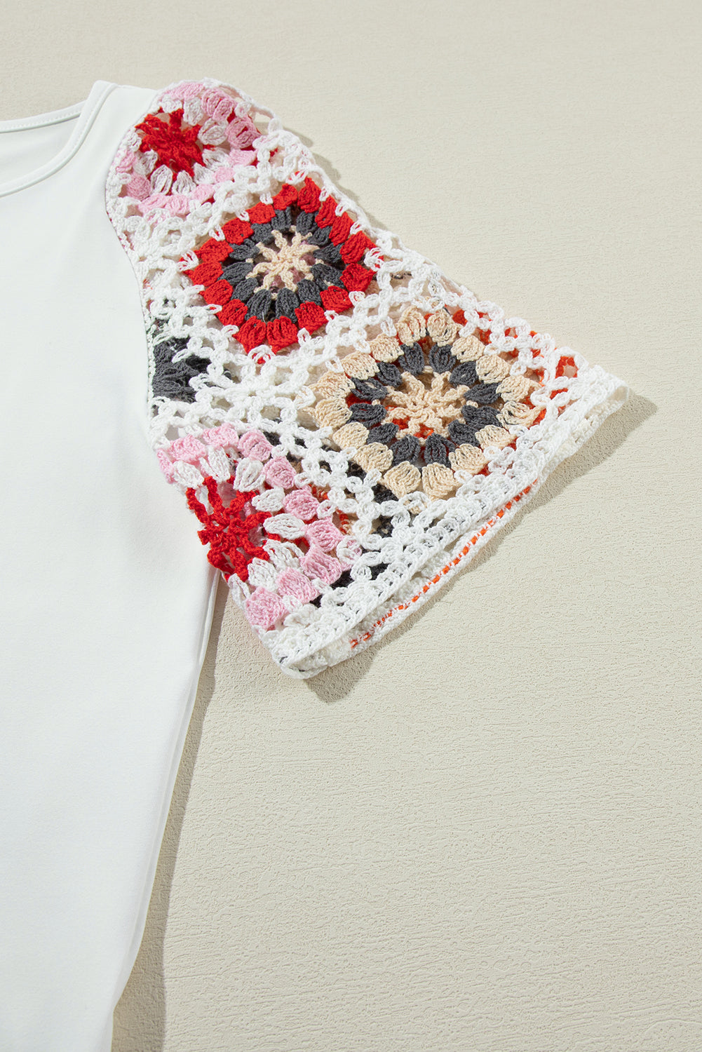 Meribeth | Häkel-Top mit Blumenmuster