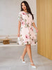Malaya | luftiges Chiffonkleid mit dekorativem Print