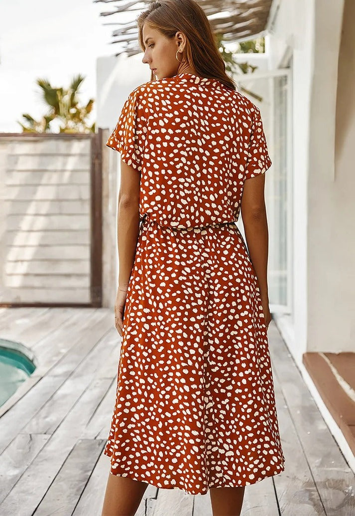 Maybelle | V-Ausschnitt-Kleid