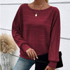 Yarisa | Gestreiftes Langarmshirt mit Rundhals