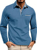 Carl™ | Elegantes Langarm-Poloshirt im modernen Schnitt