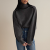 Valeria™ | Schicker Rollkragenpullover - Braun / S