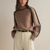 Valeria™ | Schicker Rollkragenpullover - Braun / S