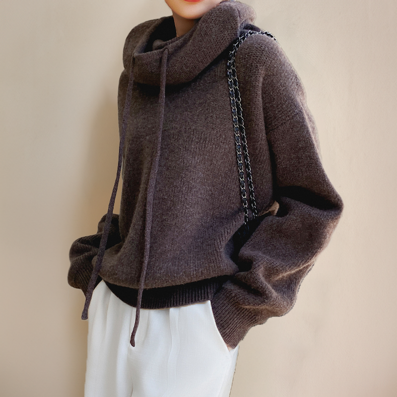 Analeia | kuscheliger Wollpullover, warmer Rollkragen.