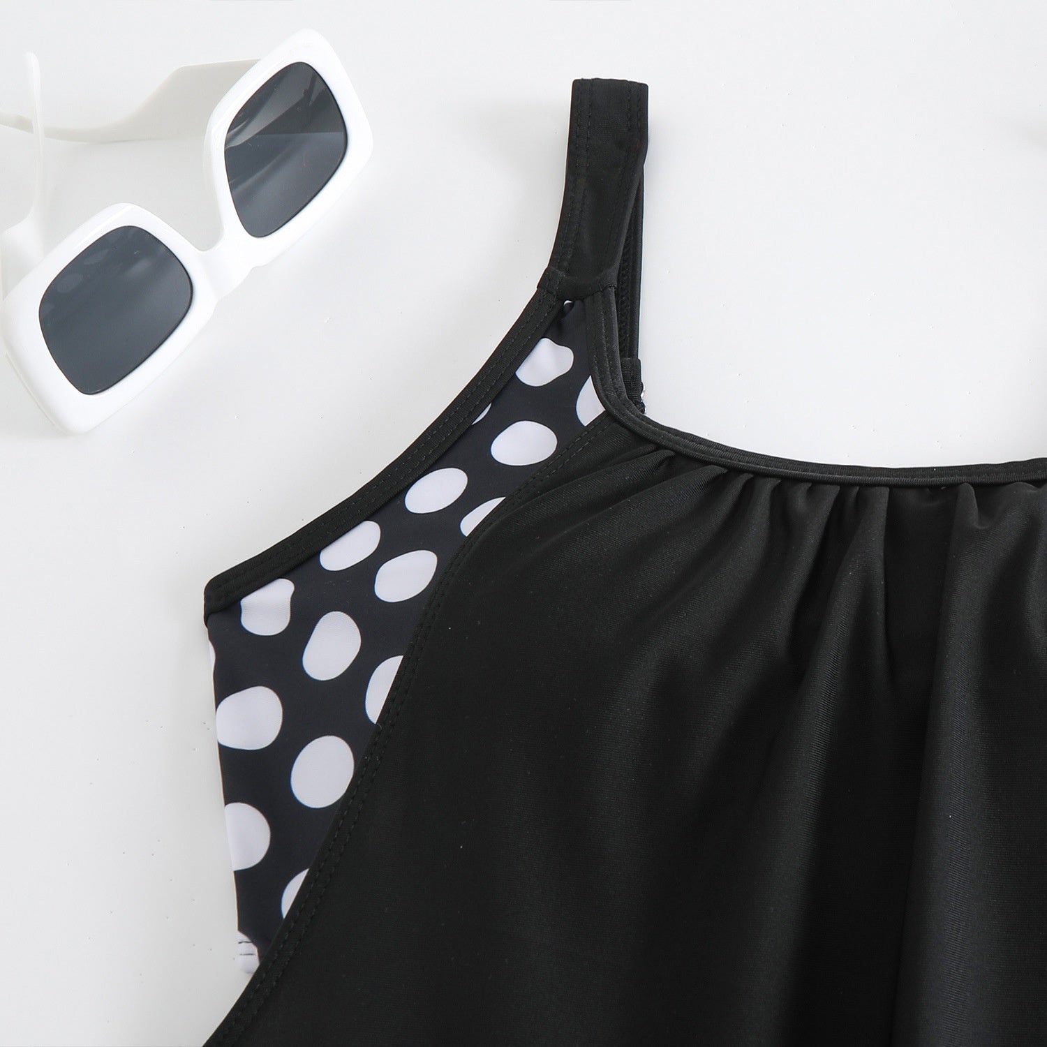 👙 Damski dwuczęściowy kostium kąpielowy w grochy