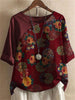 Vivienne | Feminines Kurzarmshirt mit Blumenmuster