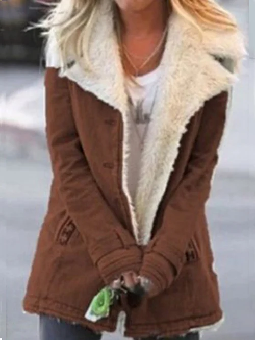 LUCY | BEQUEME JACKE - 2166-R - Braun / S
