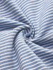 Angil | Gestreiftes Midikleid im Marine-Stil