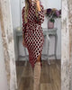 Kyllie | Glamour Fischschuppen-Schlitzkleid