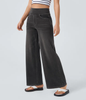 Carolina | Damen-Jeans, High Waist & weites Bein