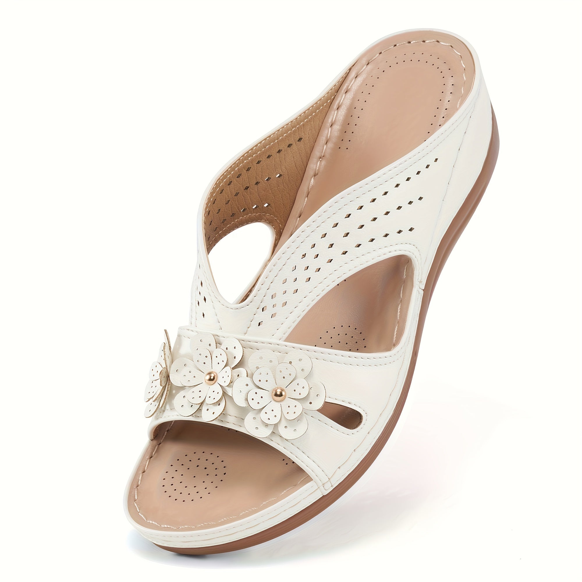 Jandy | Schicke Sandalen mit Gänseblümchen