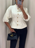 Eva™ | Elegantes Hemd mit Stehkragen