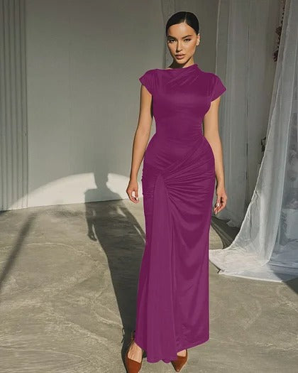 Averie™ | Leichtes Plisseekleid mit Kurzarm & Schnürung