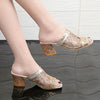 Dina | Funkelnde Sandalen mit edlen Pailletten