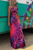 Talie | Tie-Dye Maxikleid mit Rückenschnürung
