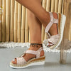 Xeiva | Glitzernde Slingback-Sandalen