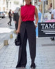 Rita | Asymmetrische Hose mit weitem Bein