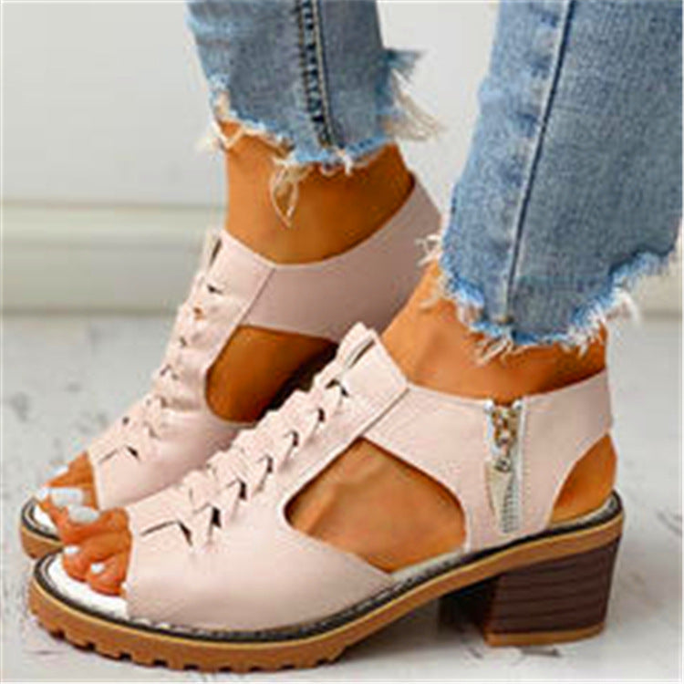 Arely | stilvolle orthopädische Sandalen mit trendigem Blockabsatz