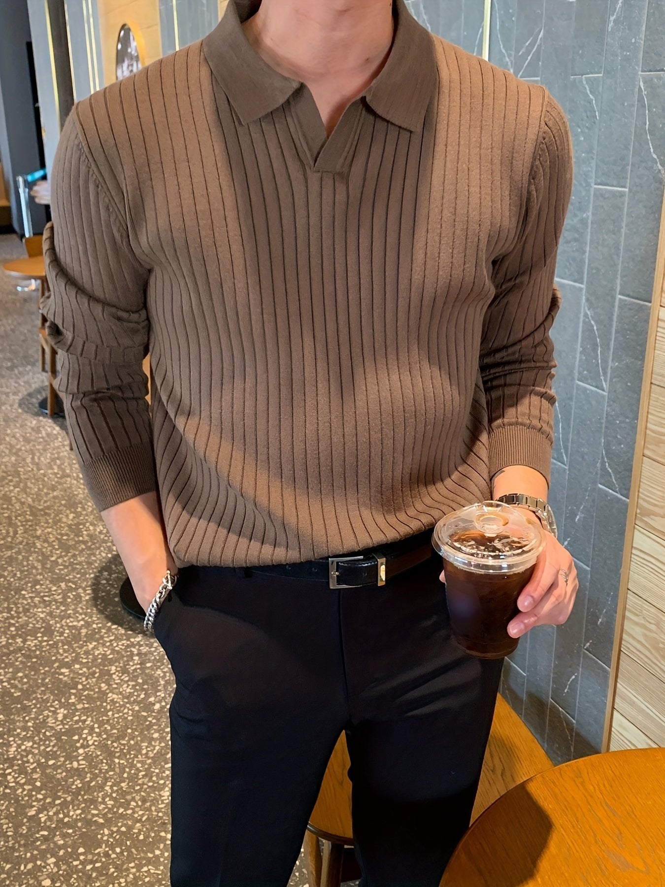 Nolan | Langärmliges Poloshirt Für Einen Trendigen Look