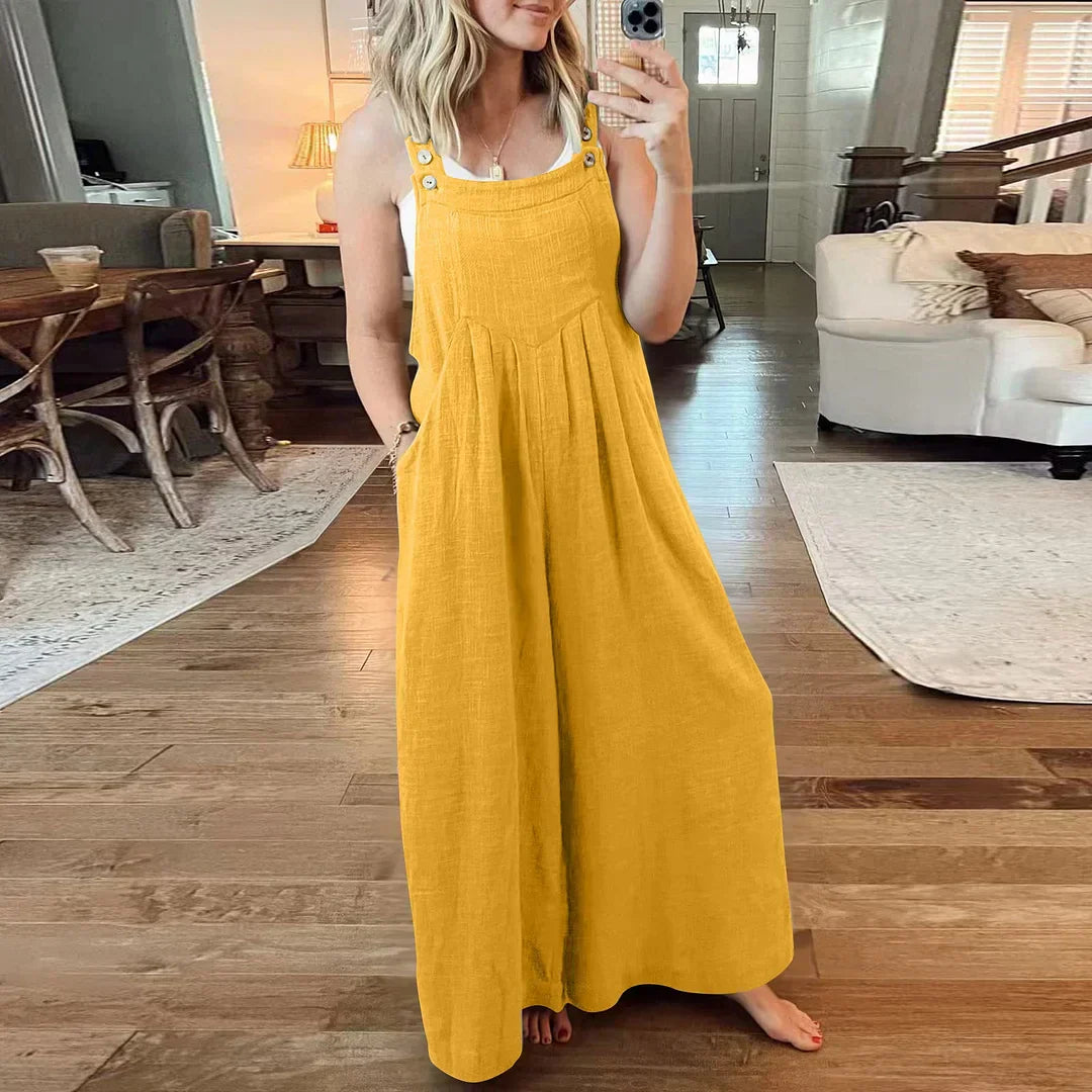 Marian | Stilvoller ärmelloser Jumpsuit für Damen