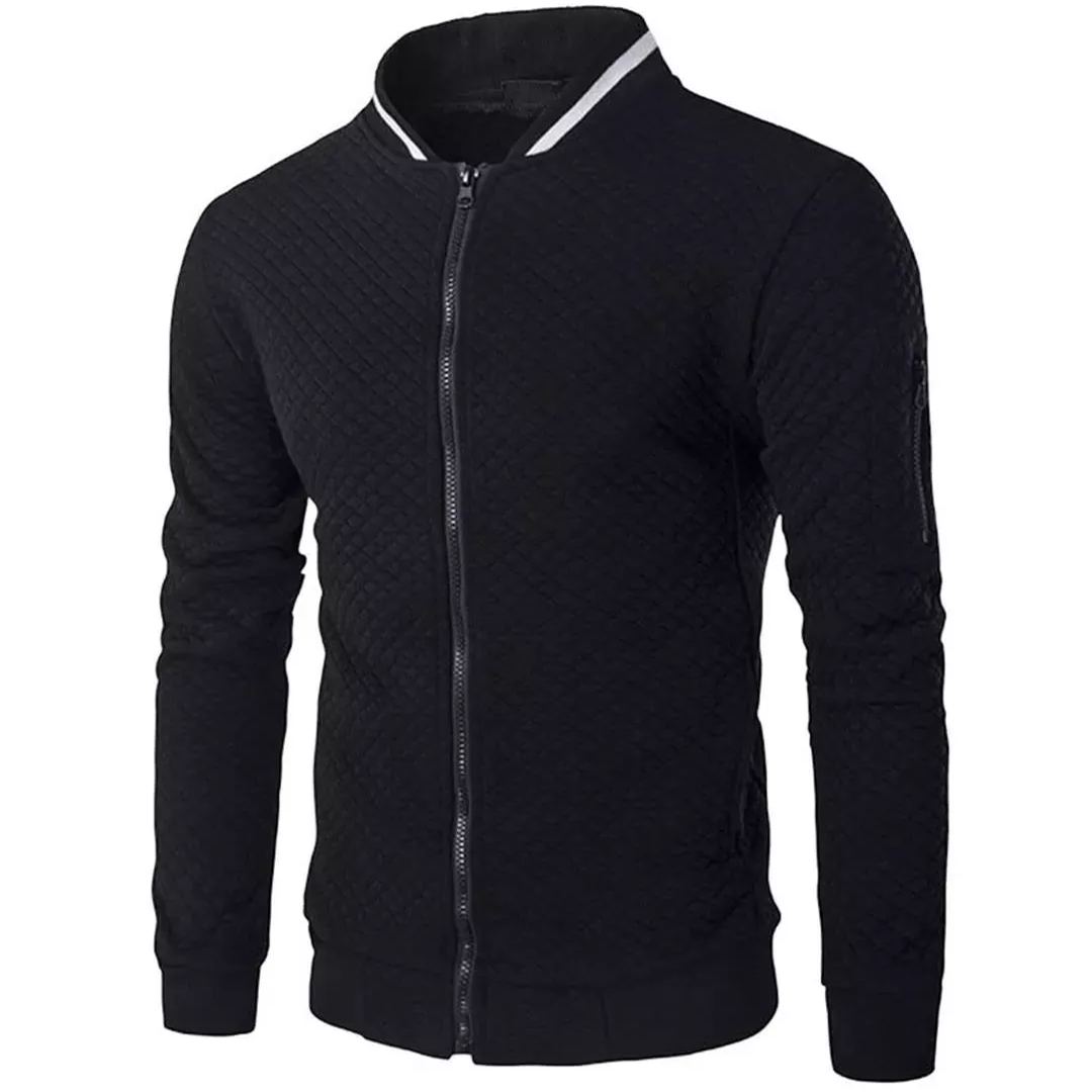 Ruppert | Jacquard Zip-Bomberjacke