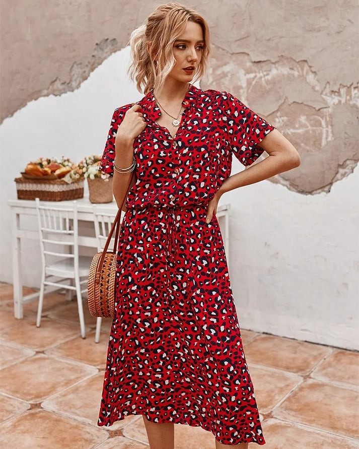Maybelle | V-Ausschnitt-Kleid