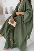 Aubree | Lässiges zweiteiliges Set im Falten-Kimono-Stil
