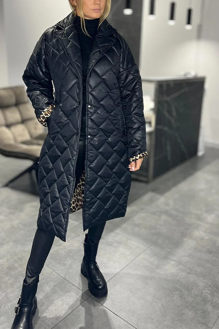 Zelly | Damen-Baumwollmantel mit Revers