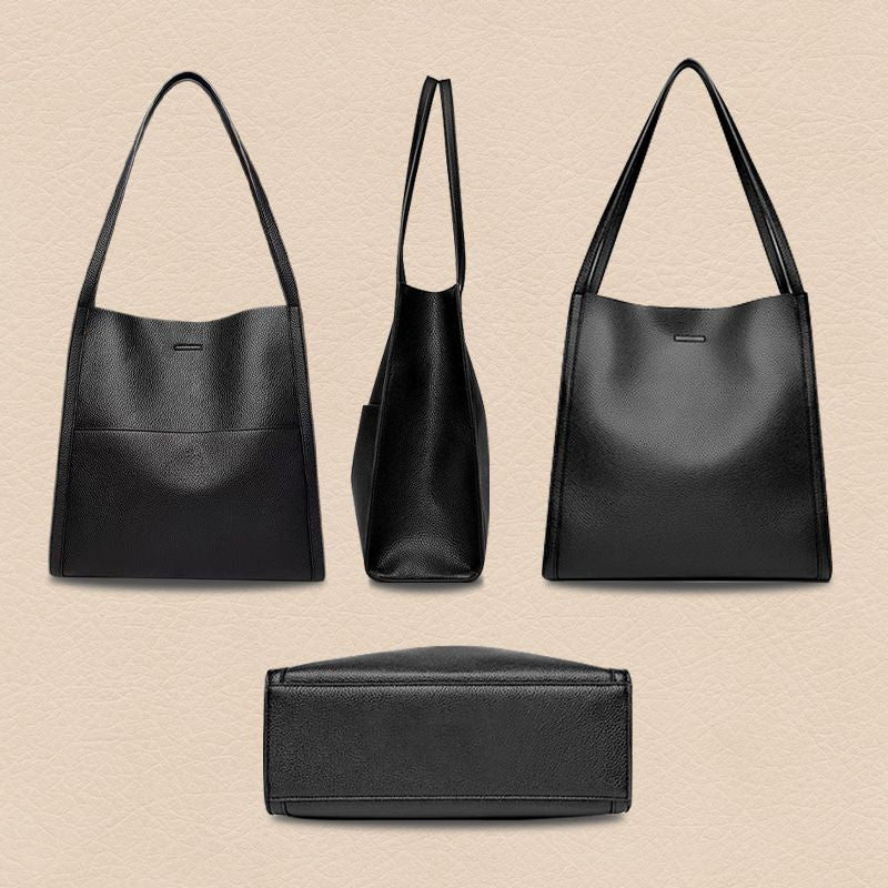 Allison | Elegante monochrome Lederhandtasche