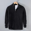 Danny™ | Nordic Zip-Pullover - Schwarz / M