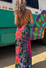 Talie | Tie-Dye Maxikleid mit Rückenschnürung