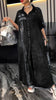 Rosia | Lässiges Maxi-Hemdkleid aus Denim mit Textdetails
