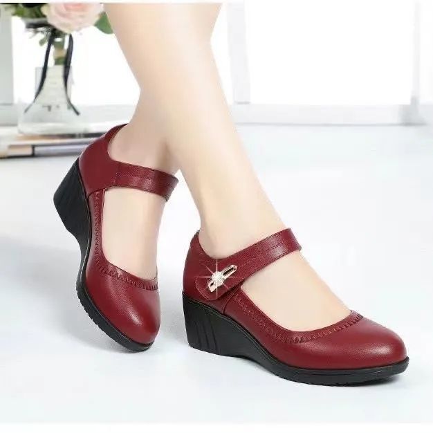 Khloe™ | Elegante Weiche Lederschuhe mit Absatz