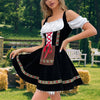 Damen Oktoberfest Kostüm Dirndl mit Schürze