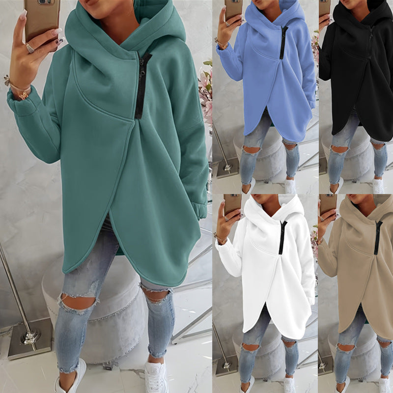 Alma | Hoodie für Damen, schlicht & bequem mit Tasche