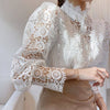 Cleah | Schickes langärmeliges Hemd im Retro-Stil mit Spitzen-Details