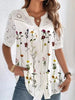 Fran | Elegantes Hemdsärmelchen mit Druck