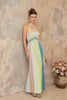 Selin | Ombre Strickträgerkleid
