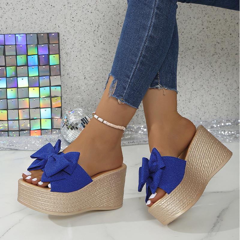 Ulise | Keilsandalen mit Schleifenverzierung für Frauen