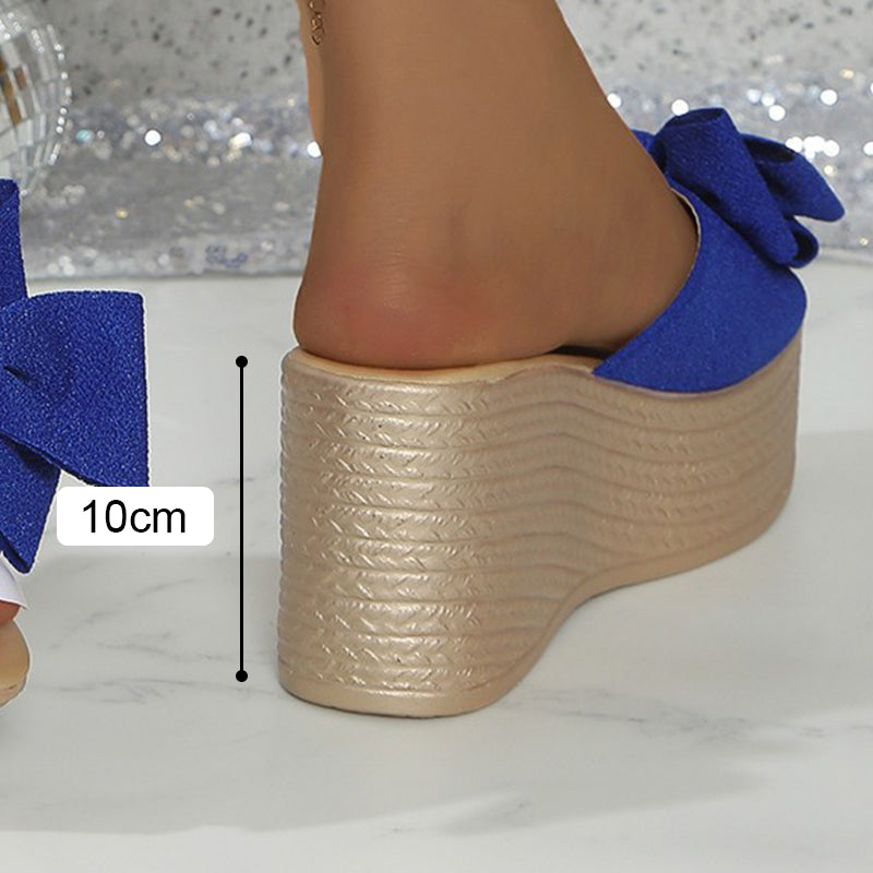Ulise | Keilsandalen mit Schleifenverzierung für Frauen