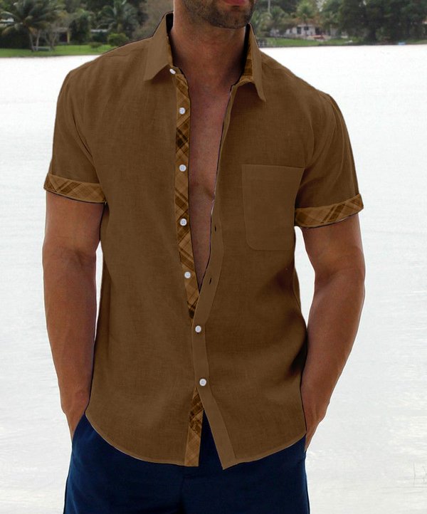 Harold | Herren Freizeithemd im Karo-Design mit Button-Down-Kragen