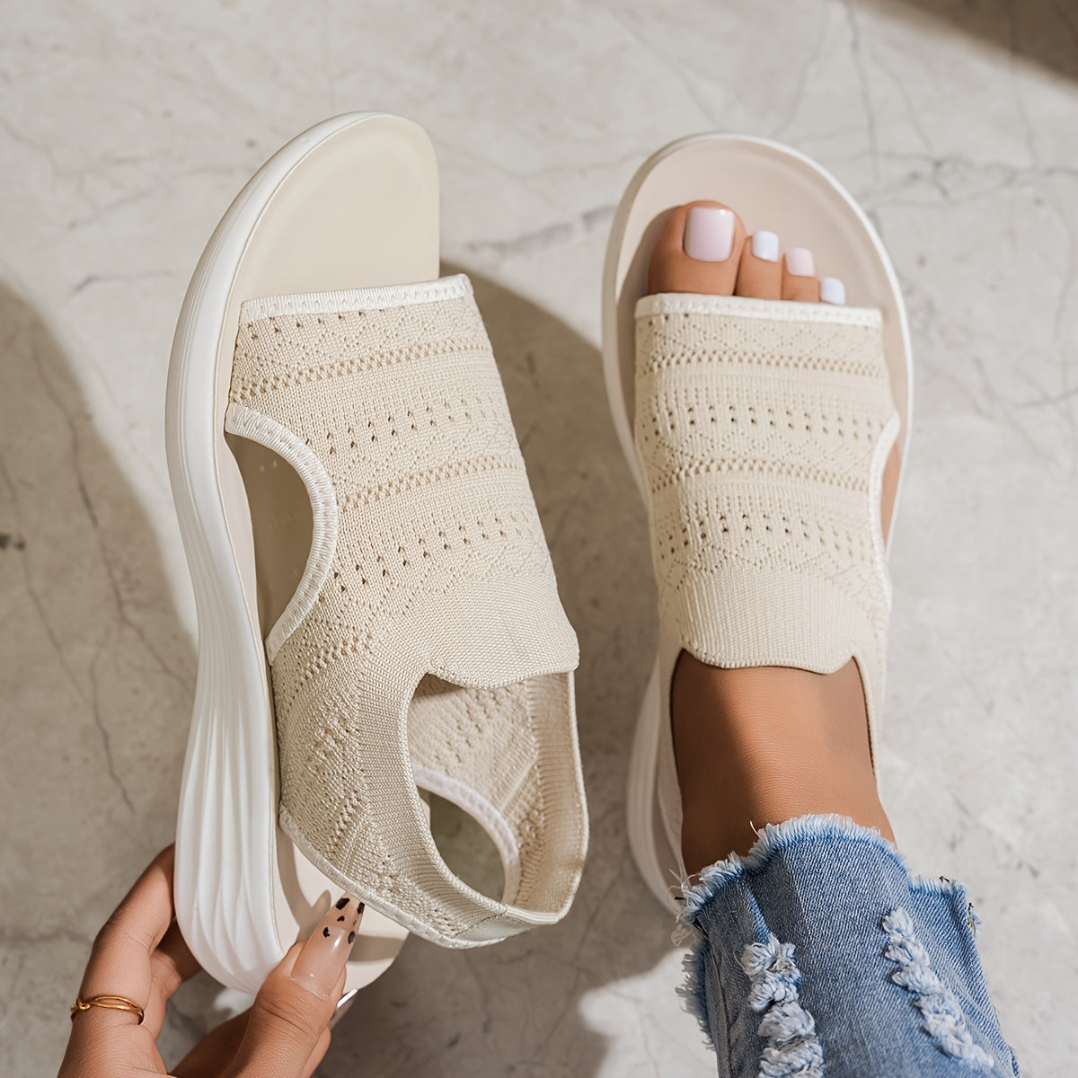 Emelia™ | Orthopädische Damen-Sommersandalen mit offenen Zehen