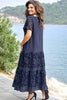 Yarra | Zeitloses langes Spitzenkleid