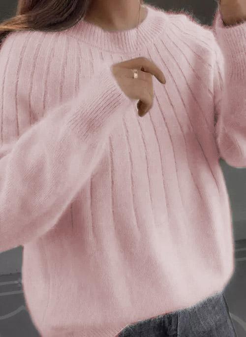 Lilly™ | Stylischer Flauschiger Pullover im modernen Design