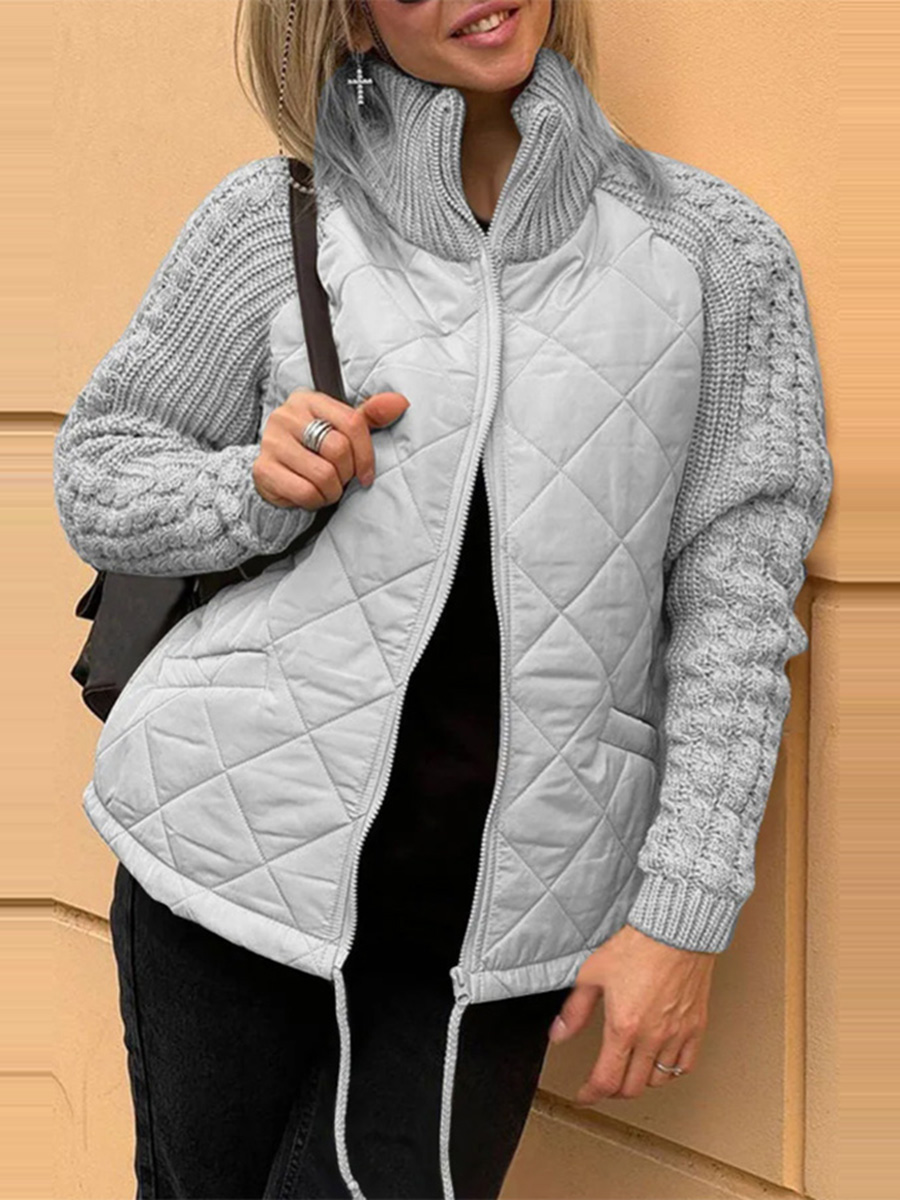 Minia | Einfarbige Patchwork-Jacke