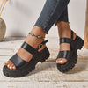 Ellie | elegante Ledersandalen, trendiges Design, bequem zu tragen.