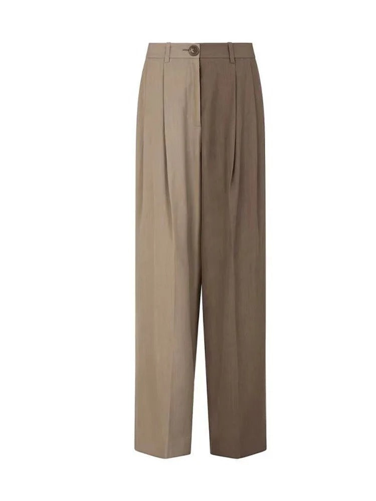 Lhavina | Zweifarbiger Oversized-Blazer Mit Weit Geschnittener Hose