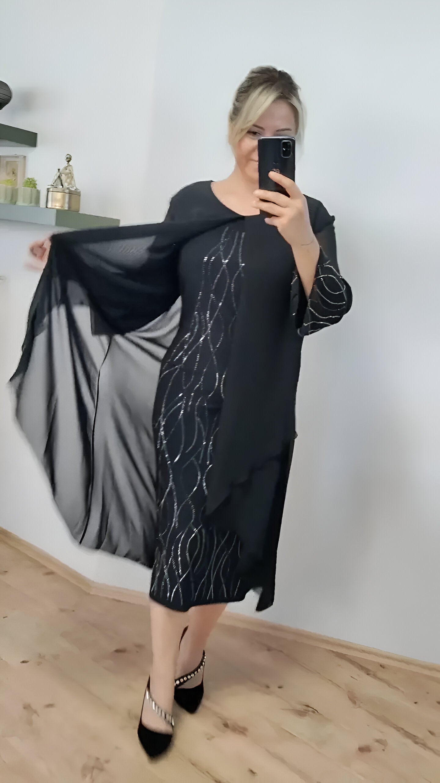 Alla | Elegantes Paillettenkleid