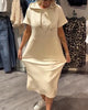 Zelha | Midikleid mit Kapuze
