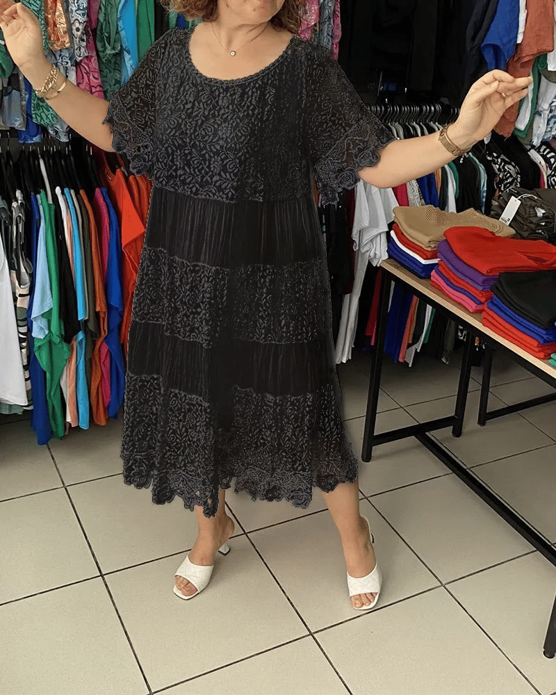 Maren | Sommerkleid mit Spitzenstickerei